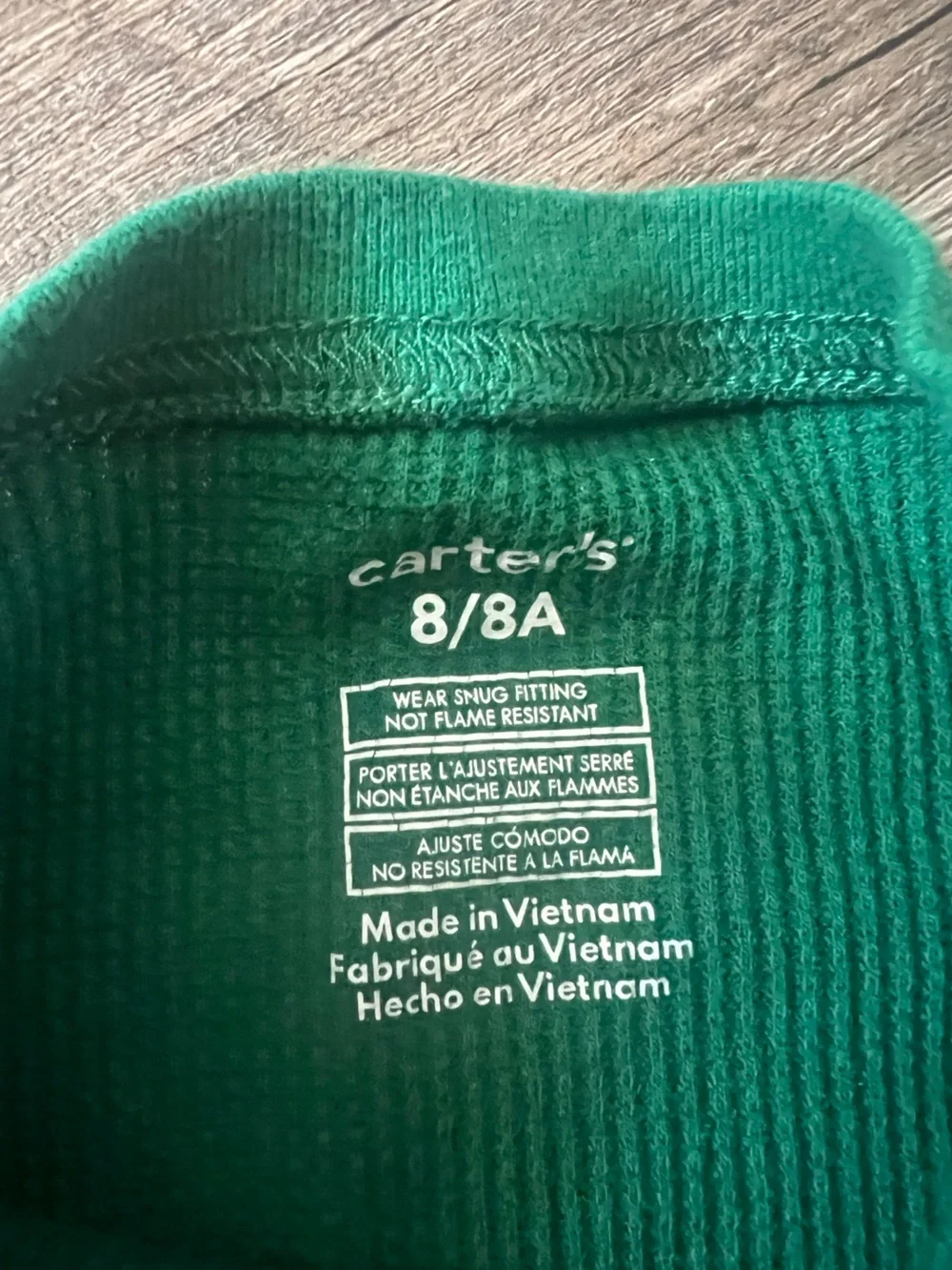 Carter's Christmas Pajamas Set of 3- Size‎ 8